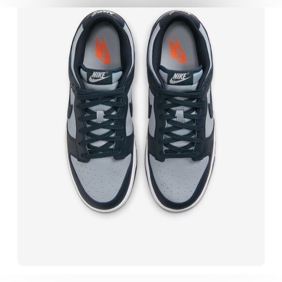 🔥 Nike Dunk Low GS 👟 Dark Blue & Light Gray 🏀 Size 6Y / Women’s 8 NIB ✨ - Picture 9 of 11